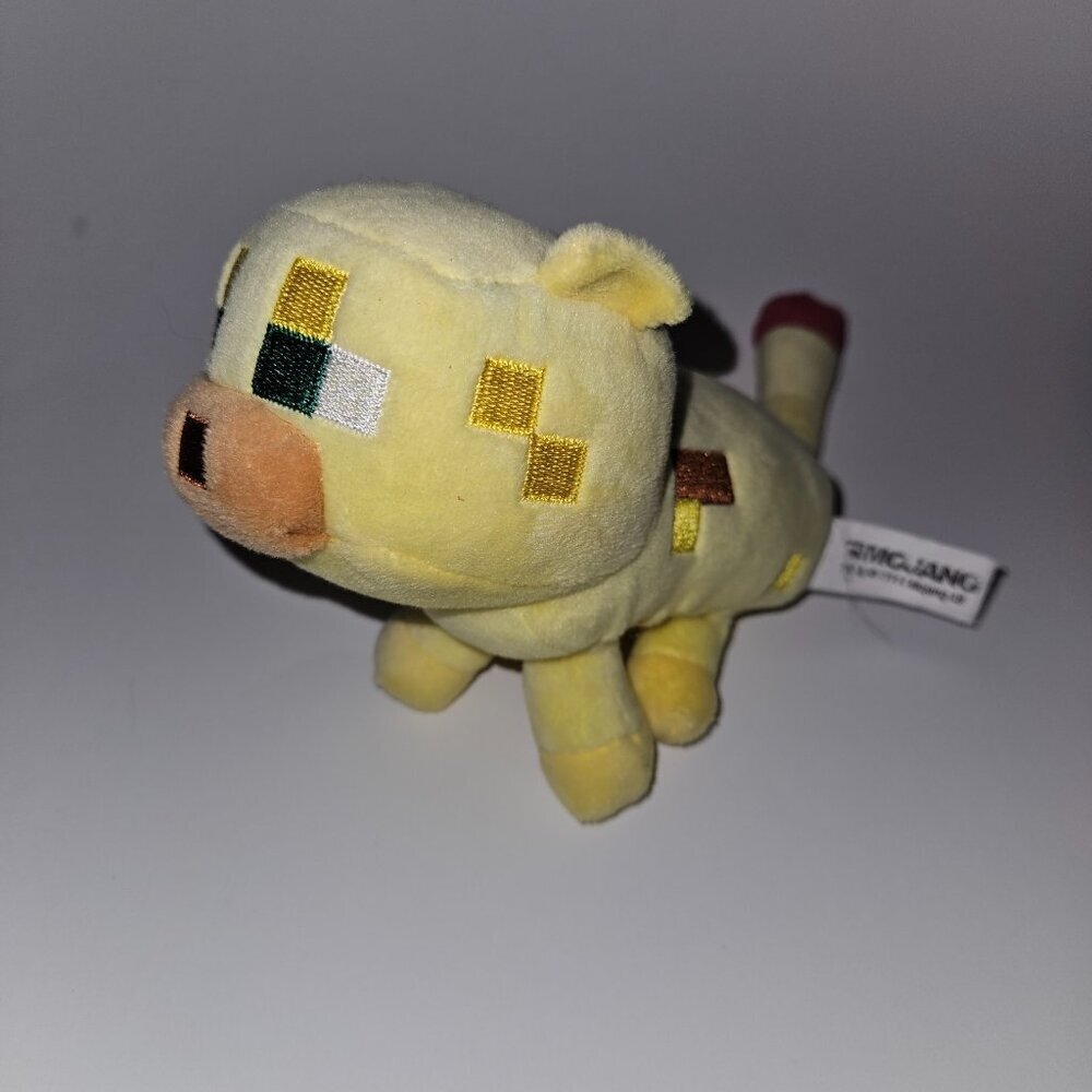 Minecraft Baby Ocelot Plush Yellow Brown Mojang 7" Stuffed Animal Toy 2014